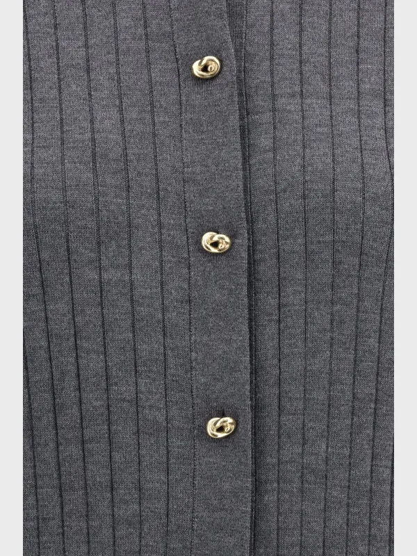 Ribbed Knit Cardigan