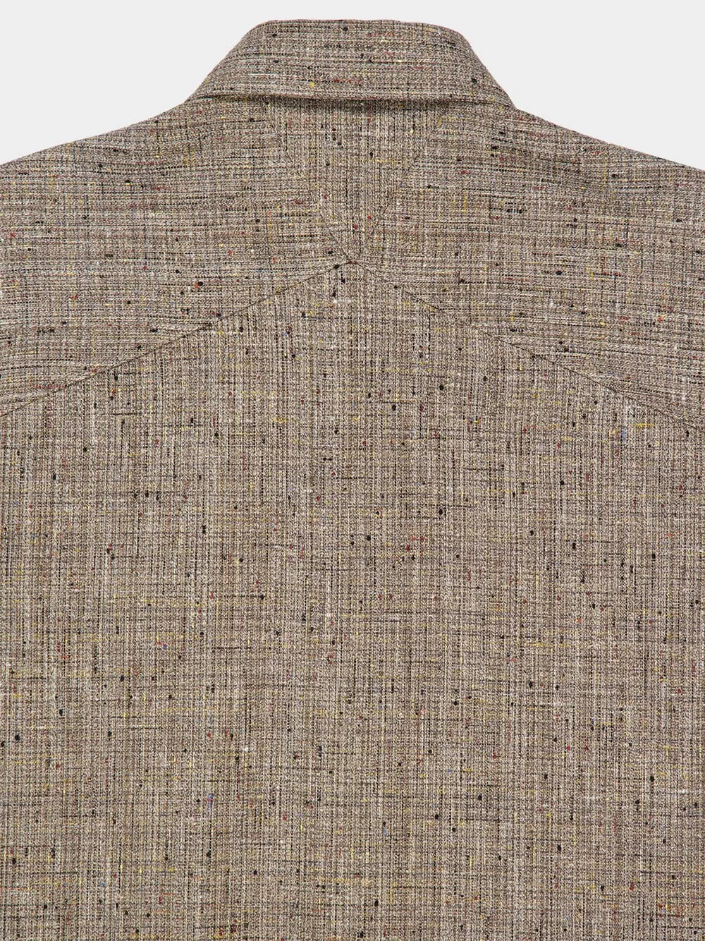 Sahara Mel Short-Sleeve Flecked Shirt