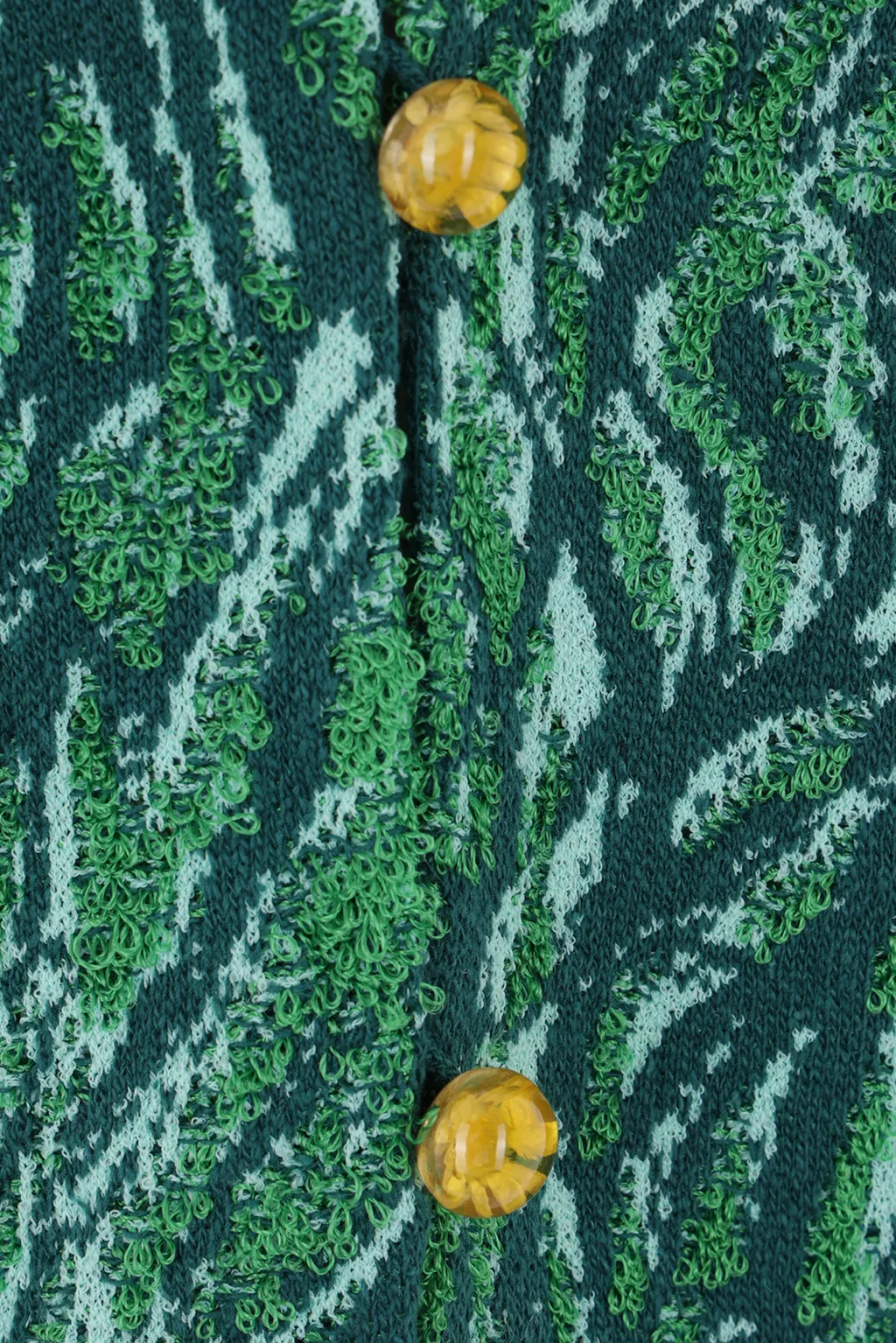 Long Sleeved Jacquard Cardigan