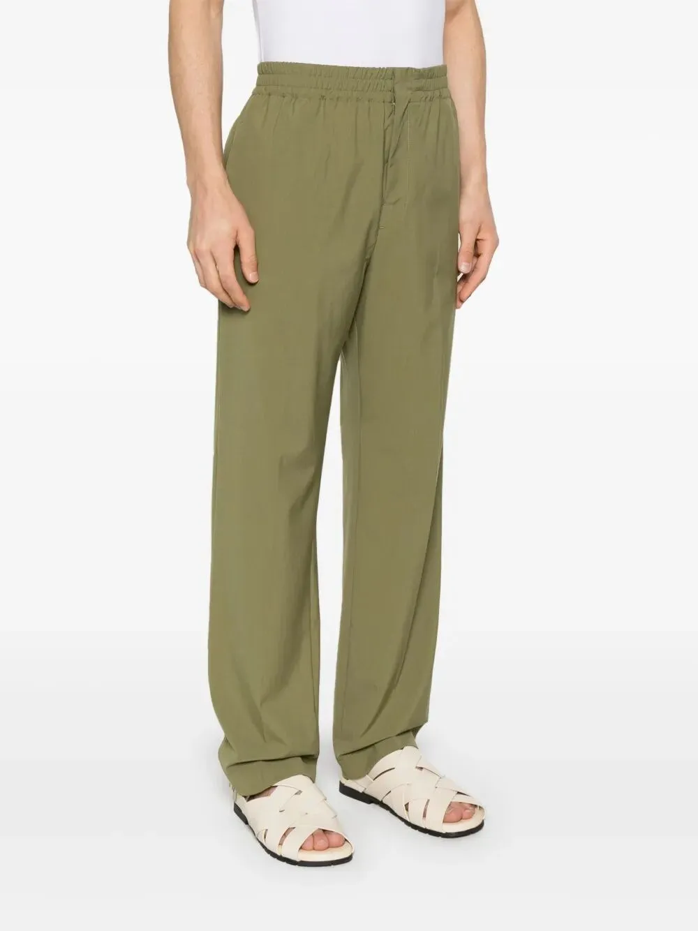 Elastic Waist Casual Pants