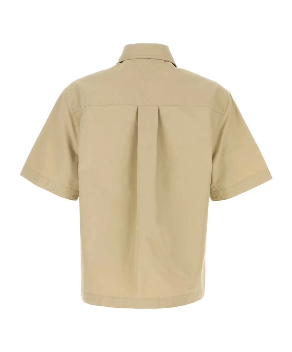 Short-Sleeved Buttoned Shirt