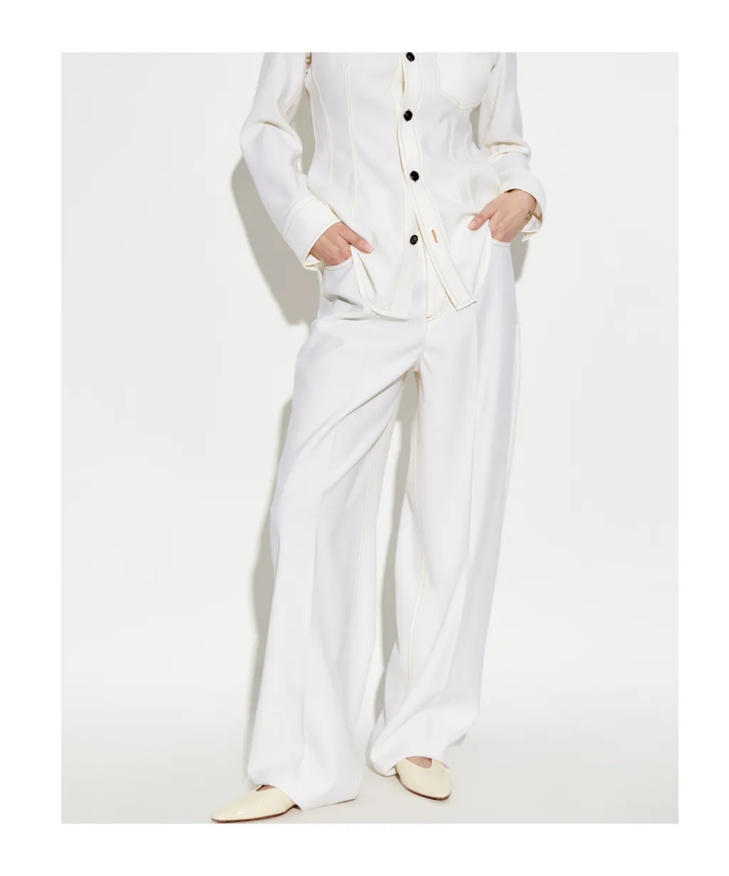 Straight Leg Trousers