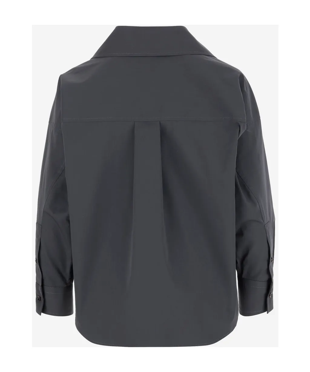 Contrast Stitched Shirt