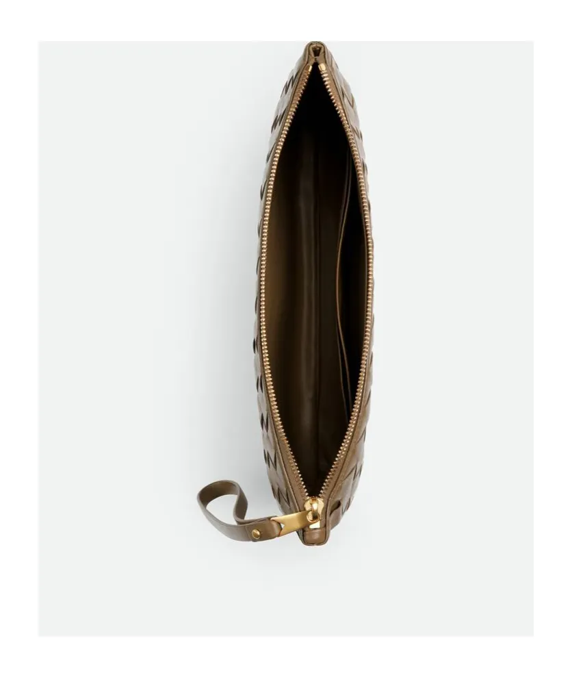 Intrecciato Medium Flat Pouch