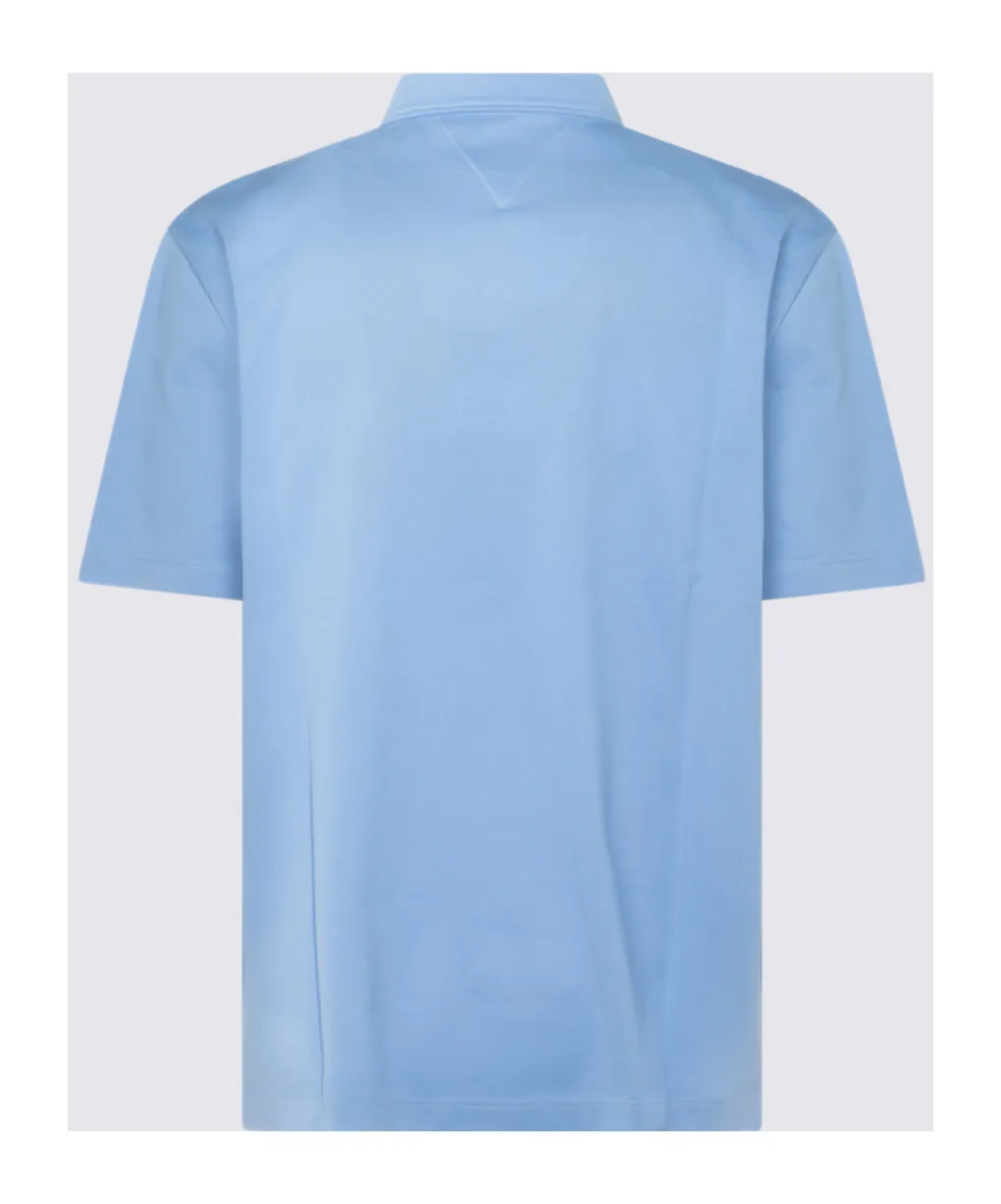 Logo Embroidered Short Sleeved Polo Shirt