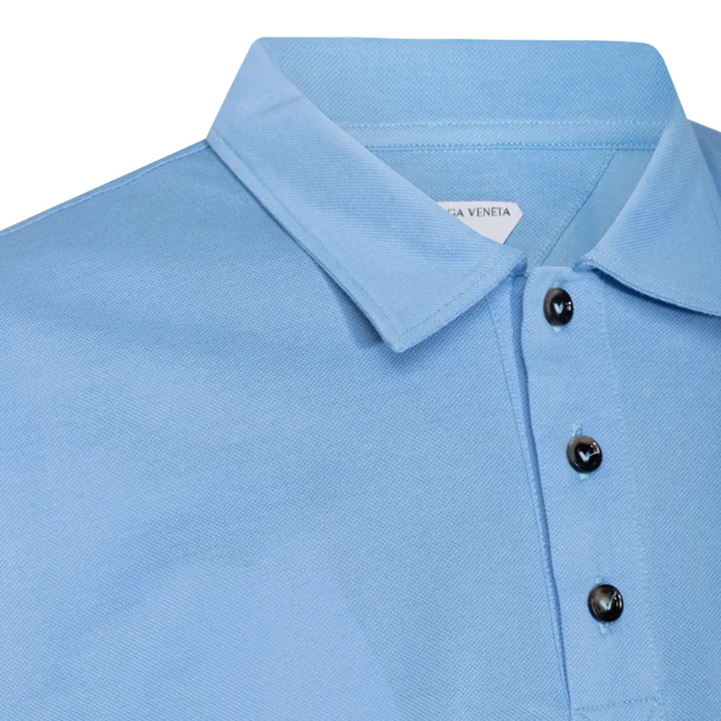Logo Embroidered Short Sleeved Polo Shirt