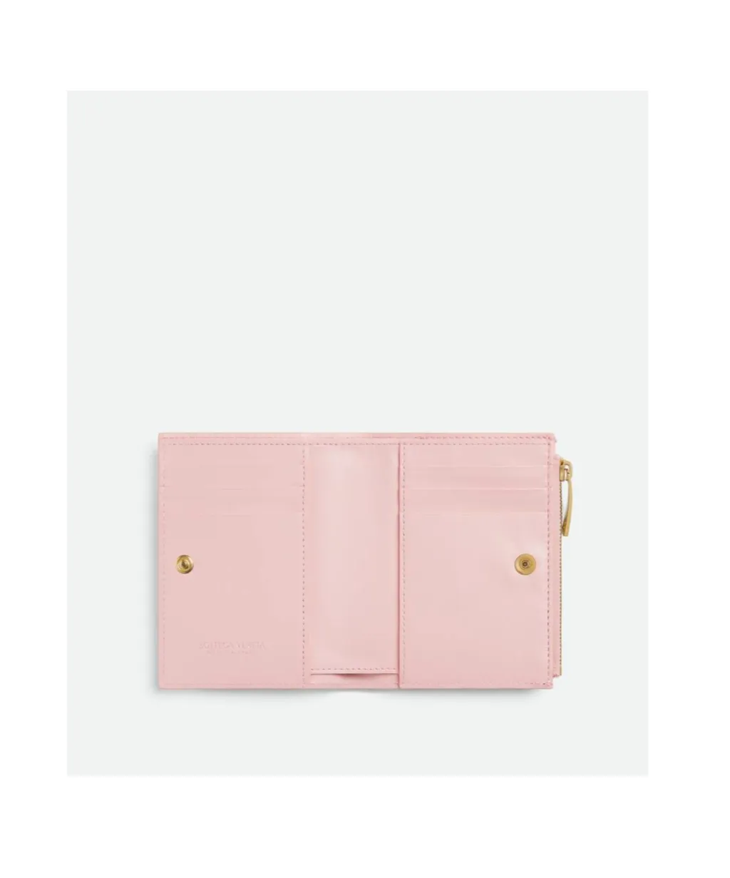 Intrecciato Small Bi-Fold Wallet