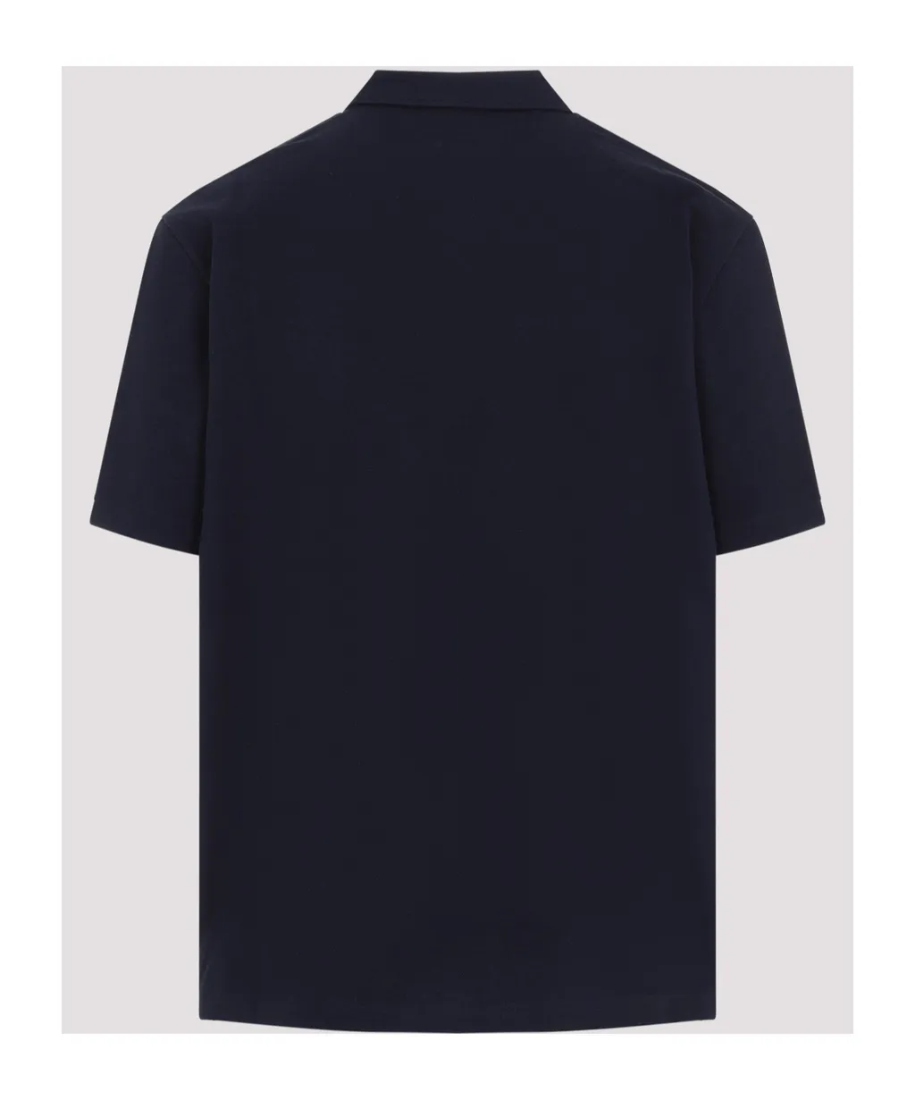 Logo Embroidered Short-Sleeved Polo Shirt