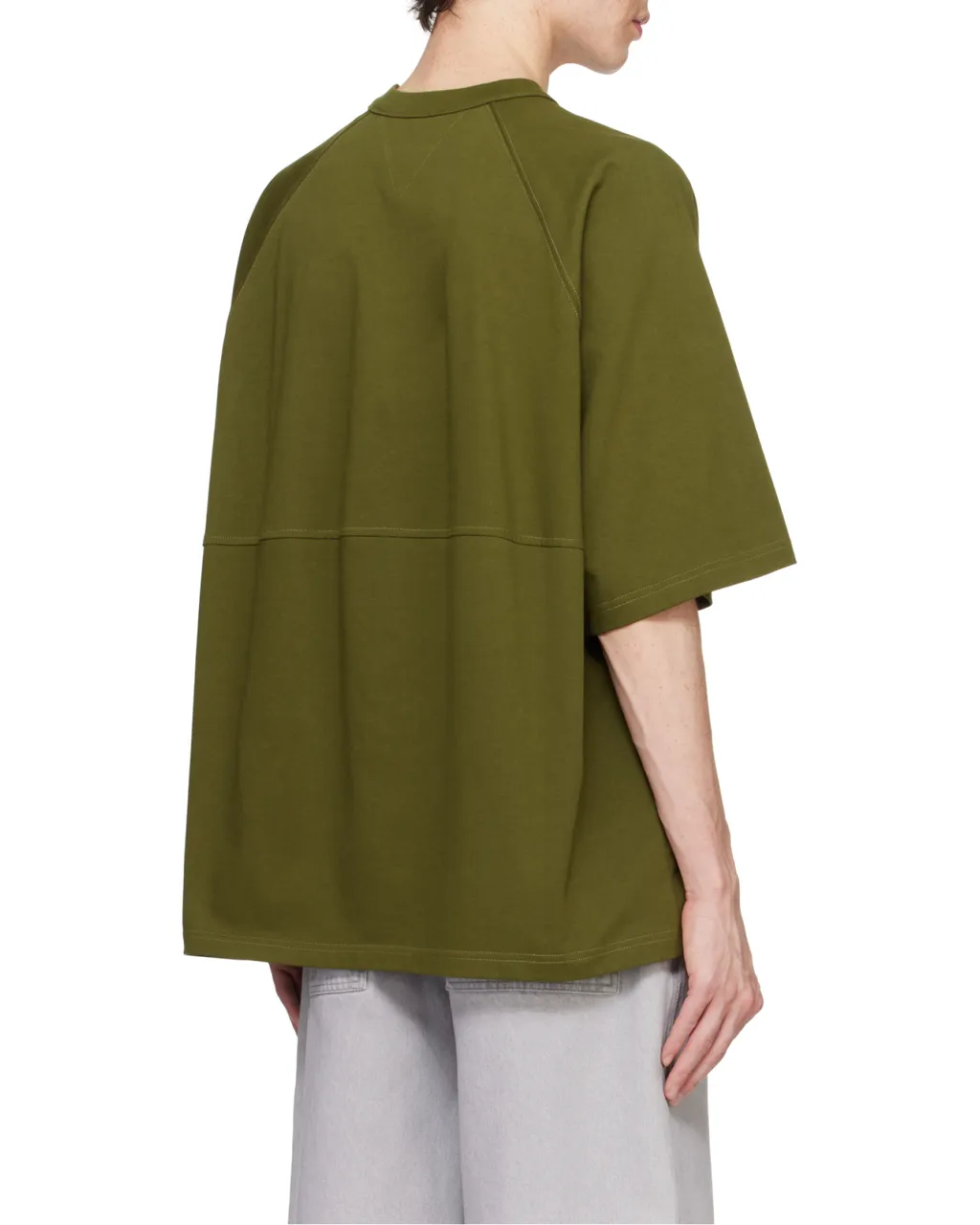Open-Necked Black Shirt