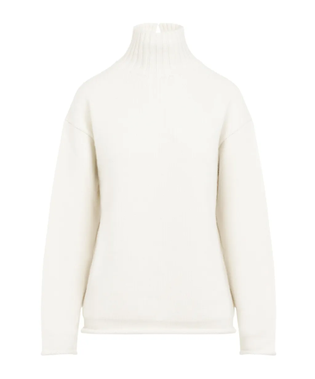 High Neck Knitted Jumper