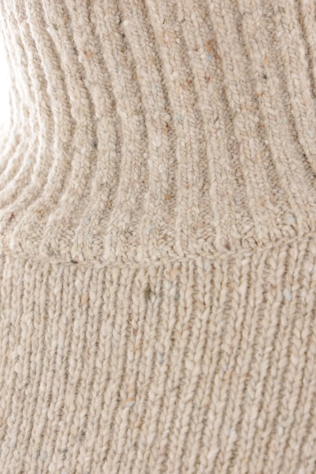 High Neck Ribbed Jumper