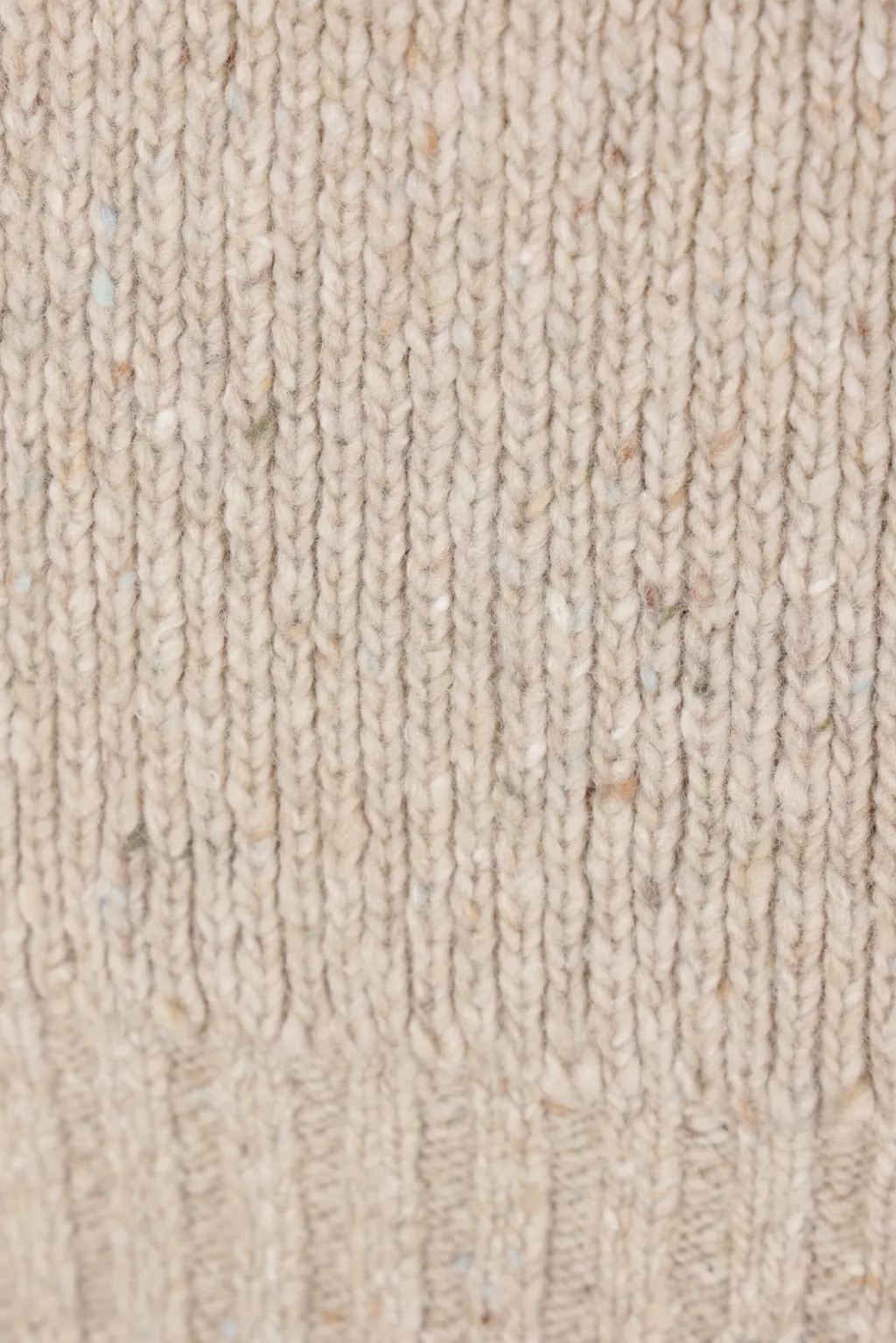 High Neck Ribbed Jumper