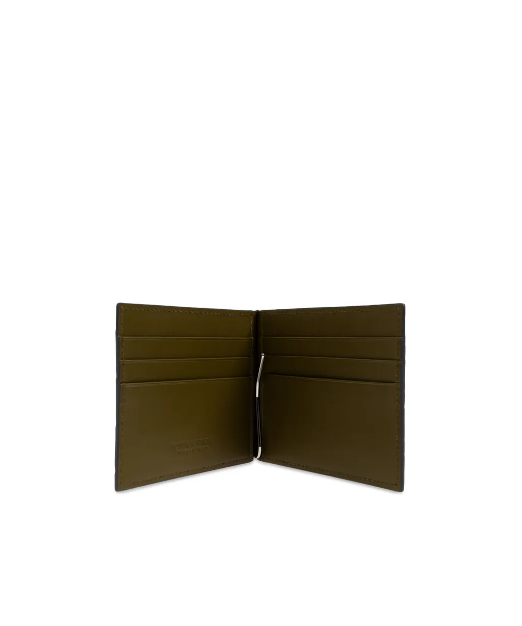 Intrecciato Bill Clip Wallet