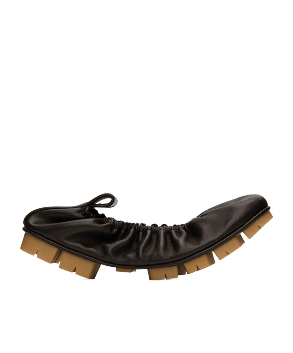 Pleated Ballet Flats