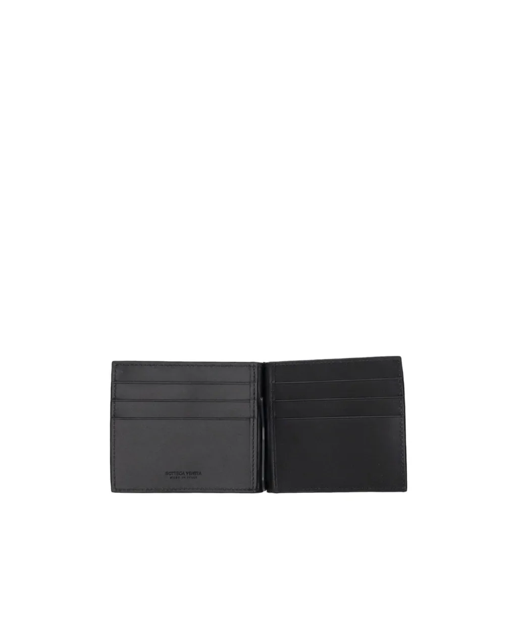 Woven Detailed Bi-Fold Wallet