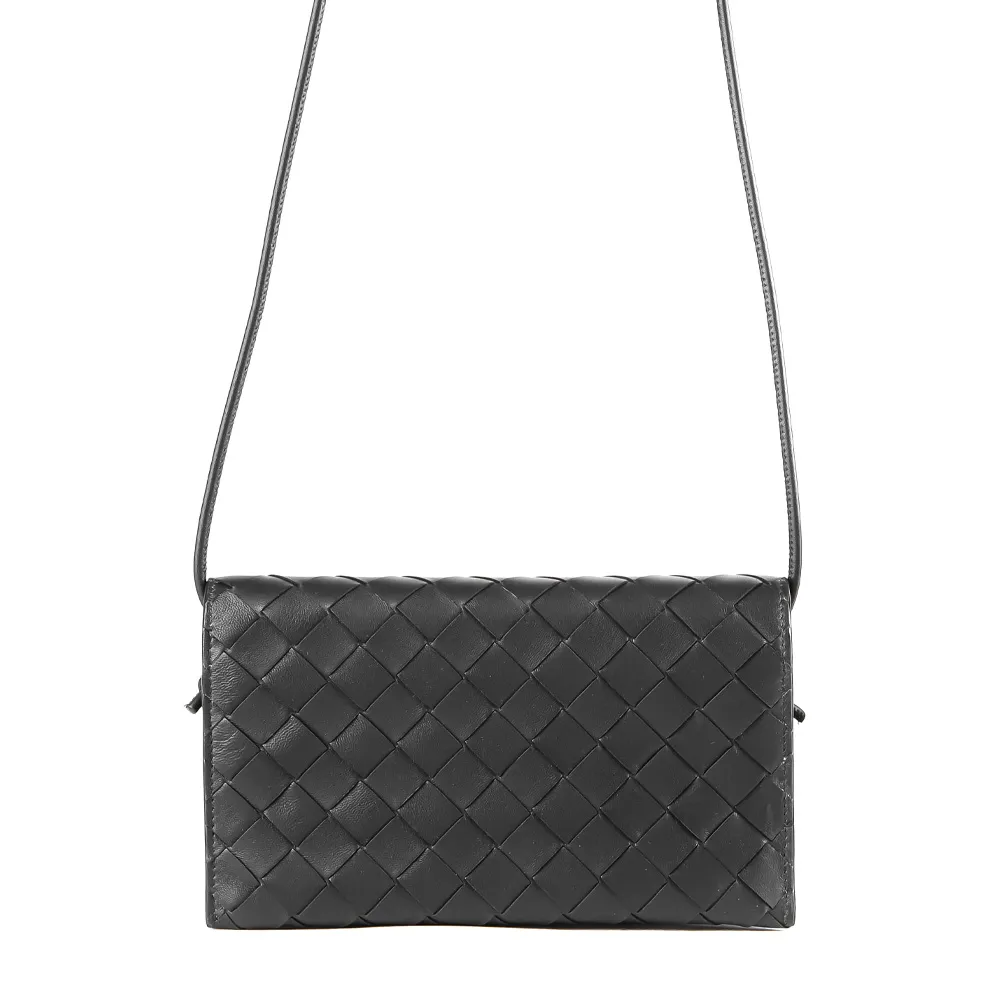 Intreciato Clamshell Shoulder Bag