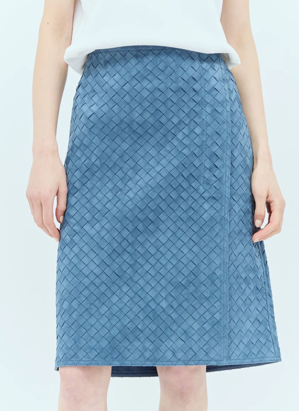 Intreciato Mid-Length Skirt