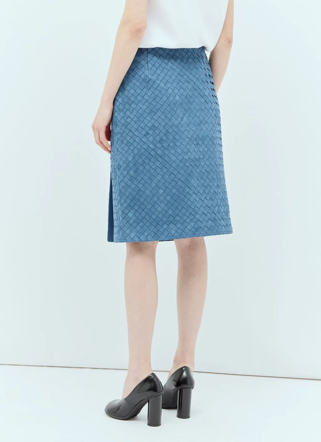 Intreciato Mid-Length Skirt