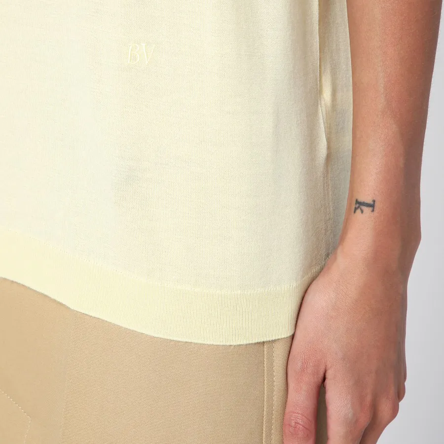 Logo Embroidered Knitted Top