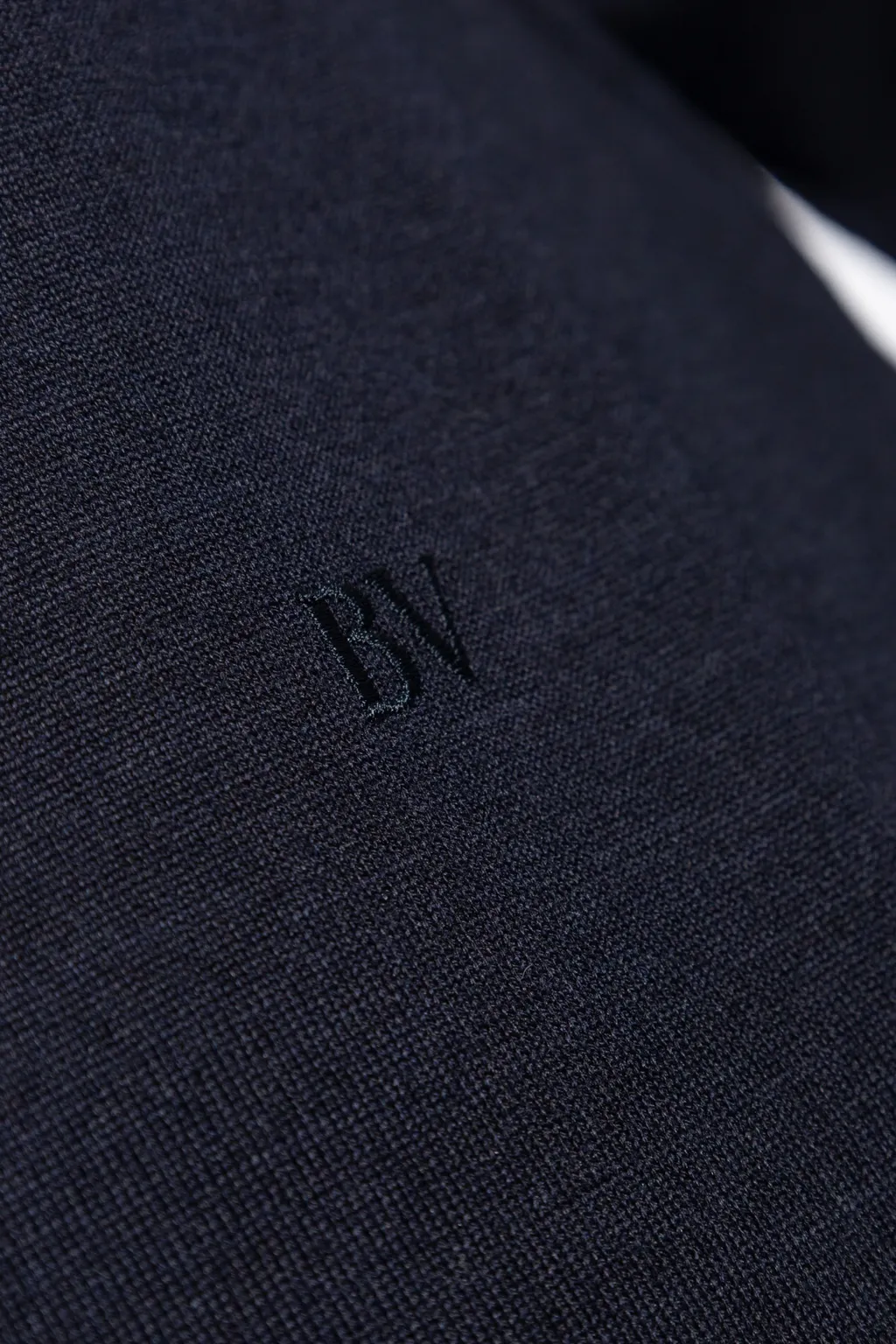 Long Sleeved Knitted Polo Shirt