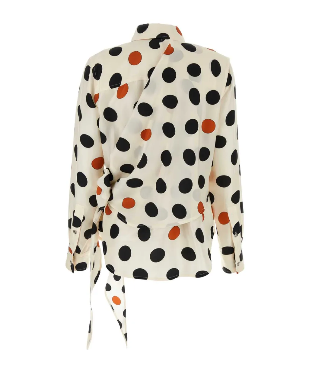 Polka Dot Printed Shirt