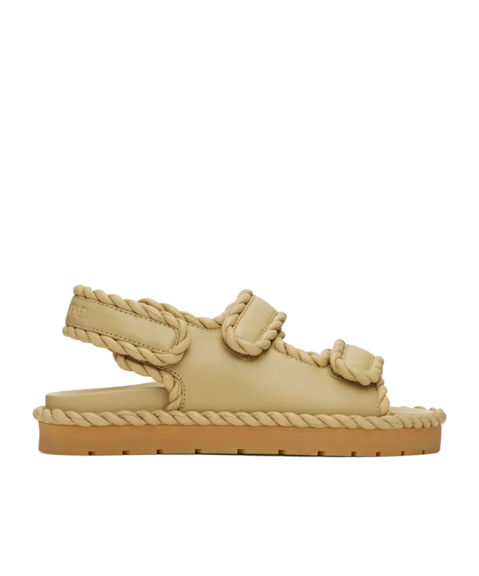 Logo Flat Sandals