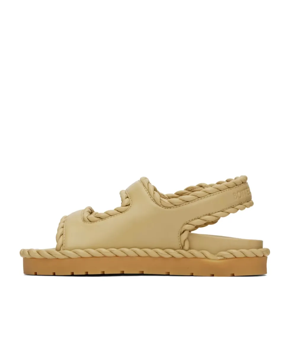 Logo Flat Sandals
