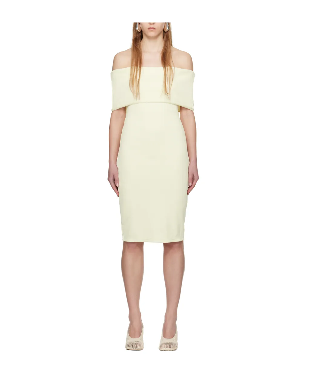 Off-The-Shoulder Fitted Dress
