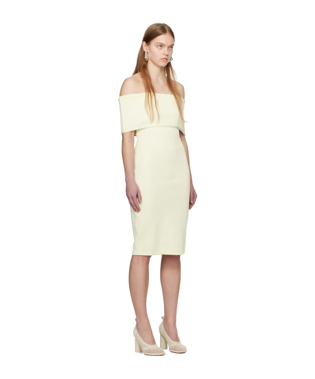 Off-The-Shoulder Fitted Dress