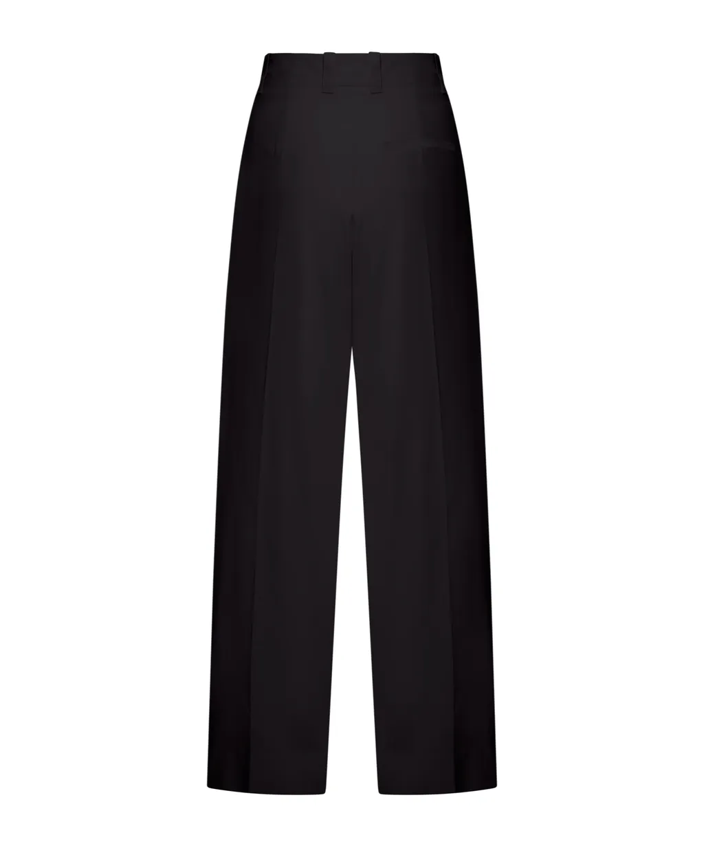 High-Rise Straight Leg Trousers