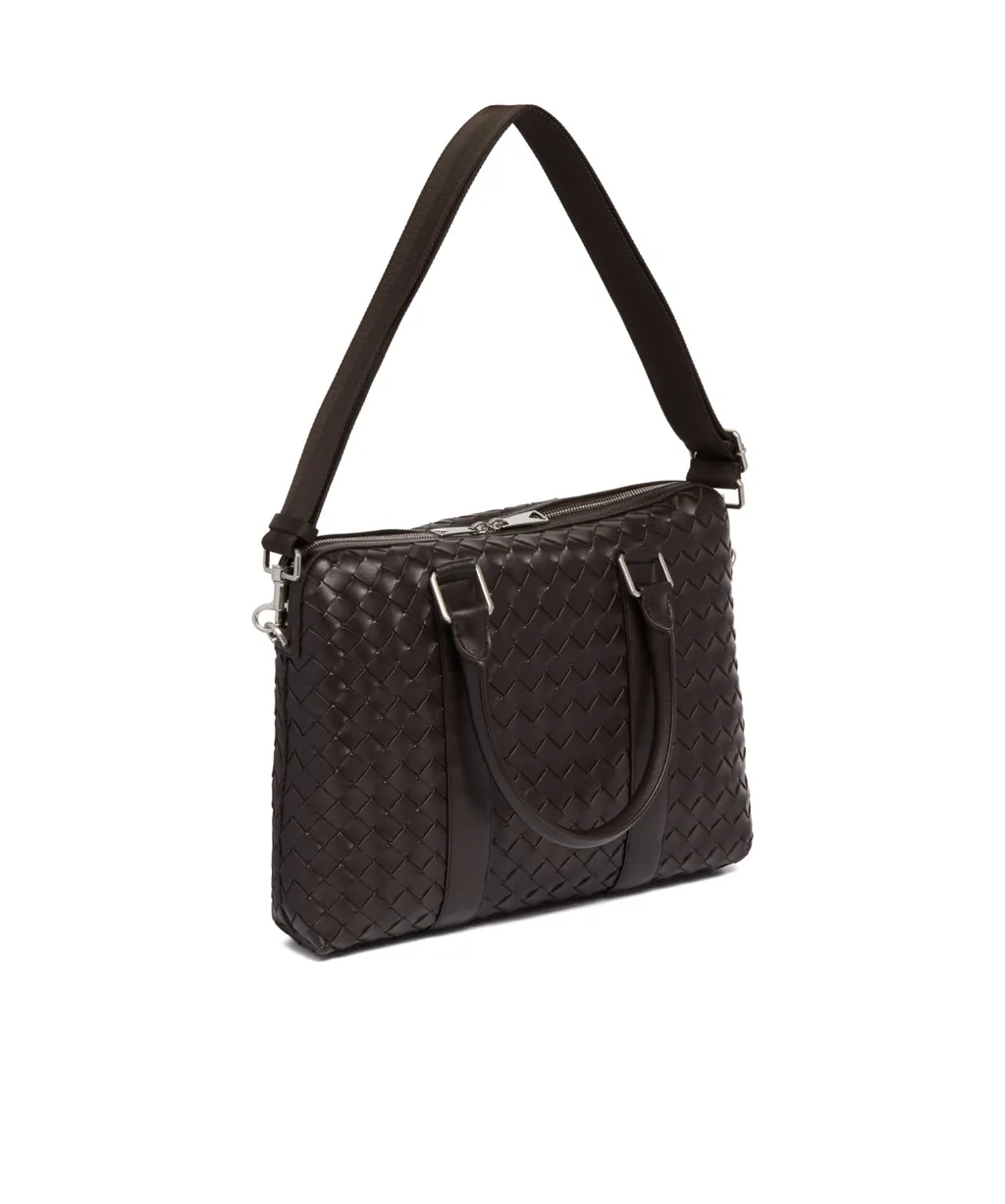 Small Intricciato Knitted Briefcase