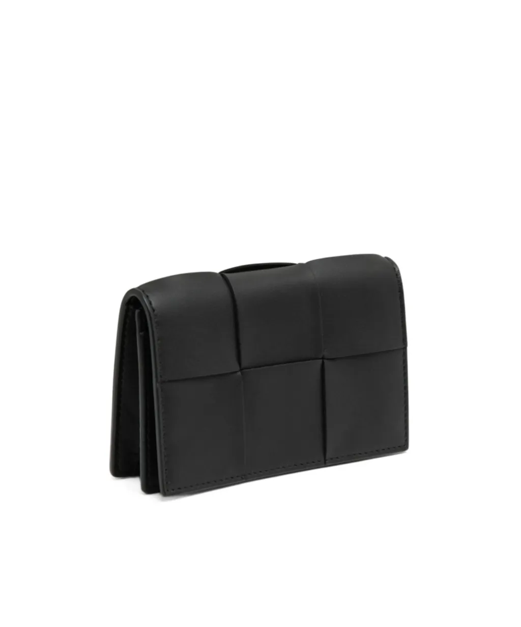 Intrecciato Button Wallet