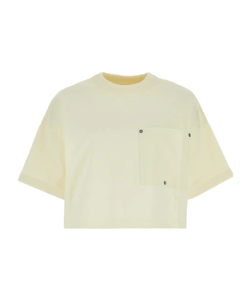 Cropped Crewneck T-Shirt