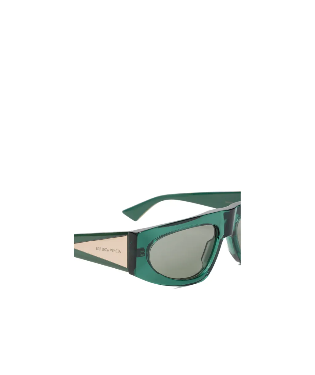 Translucent Oval-Frame Sunglasses