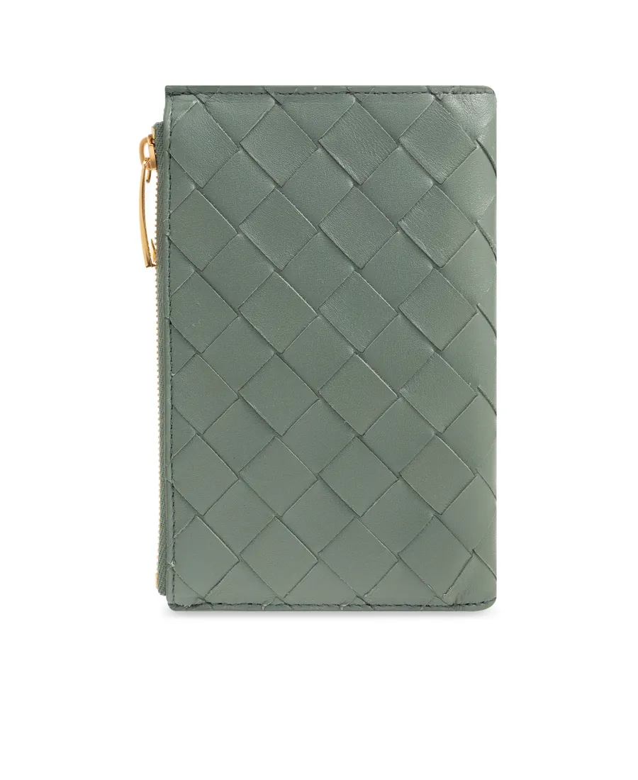 Intrecciato Leather Wallet