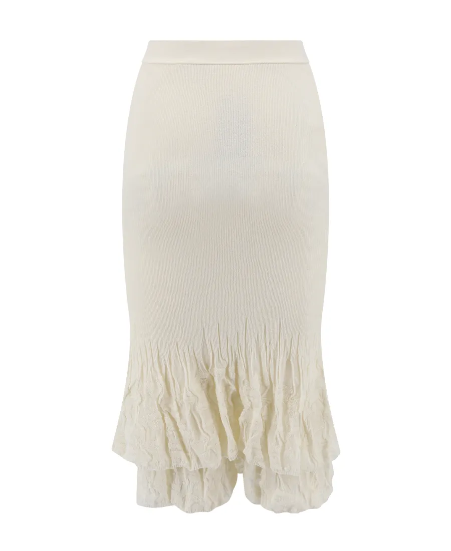 Flower Midi Skirt