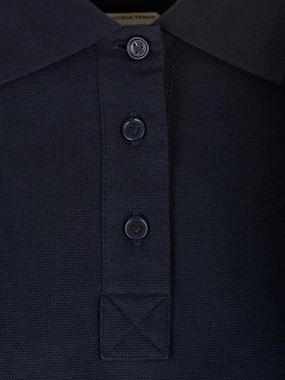 Cropped Cotton Piqué Polo