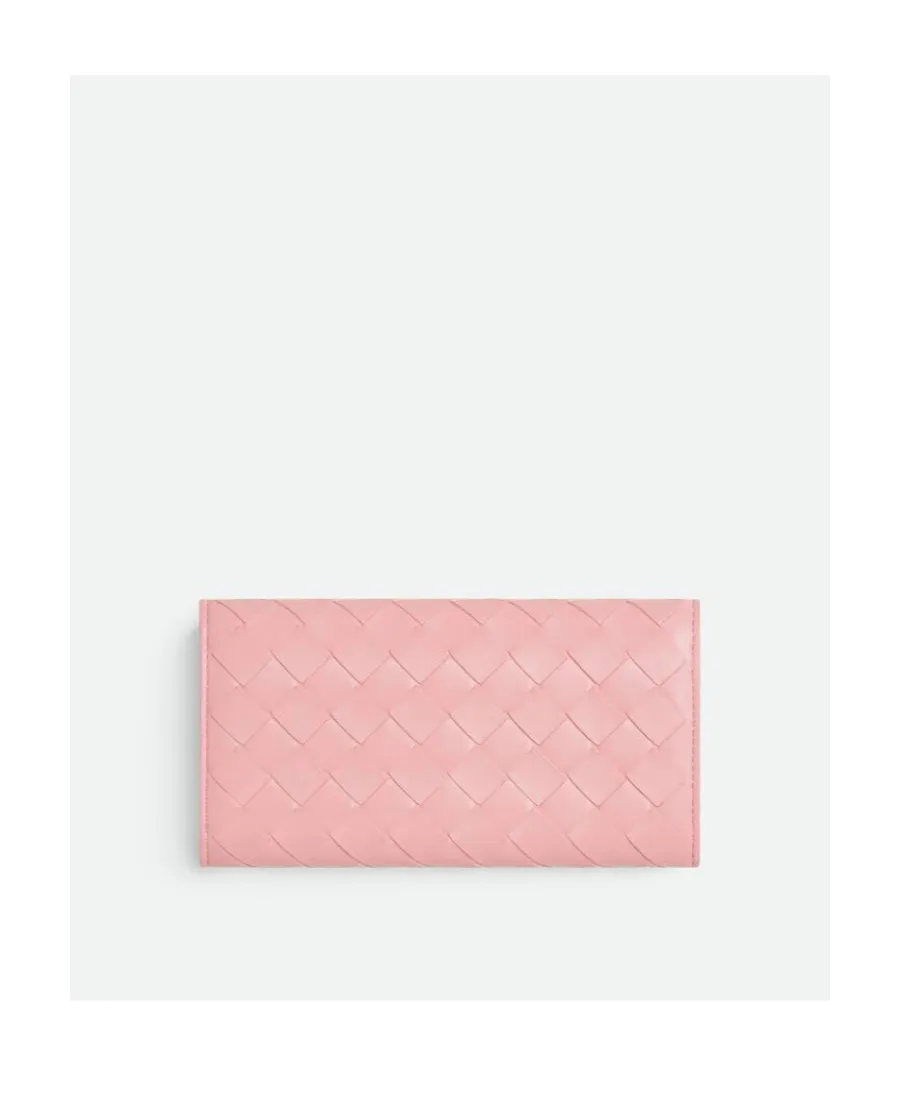 Intrecciato Large Flap Wallet