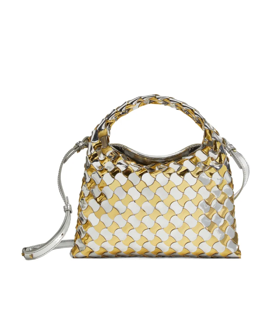 Mini Hop Woven Shoulder Bag