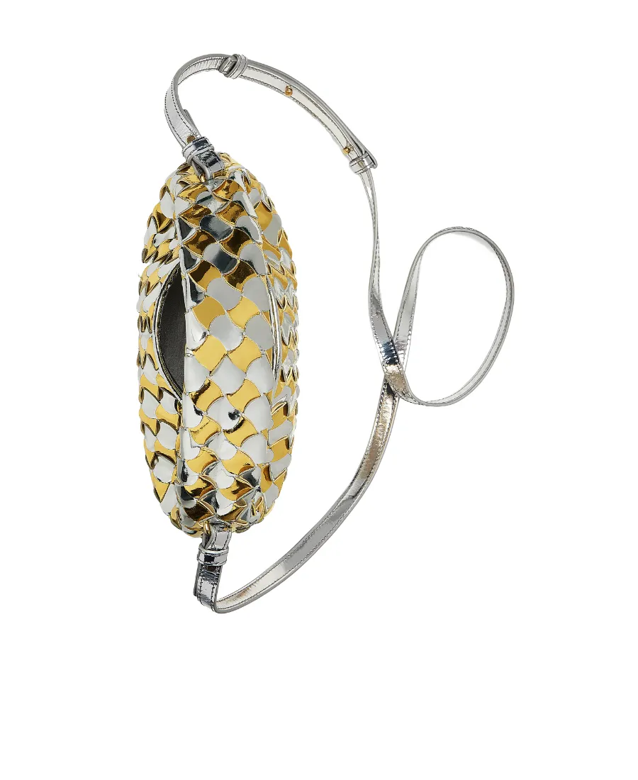 Mini Hop Woven Shoulder Bag