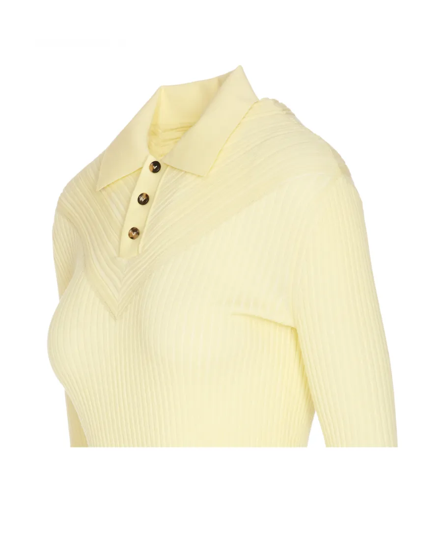 Slim Fit Ribbed Polo Shirt
