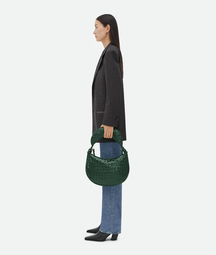 Medium Gemini Leather Shoulder Bag
