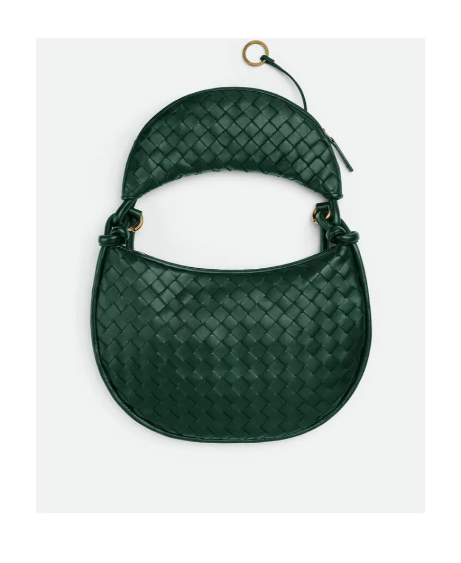 Medium Gemini Leather Shoulder Bag