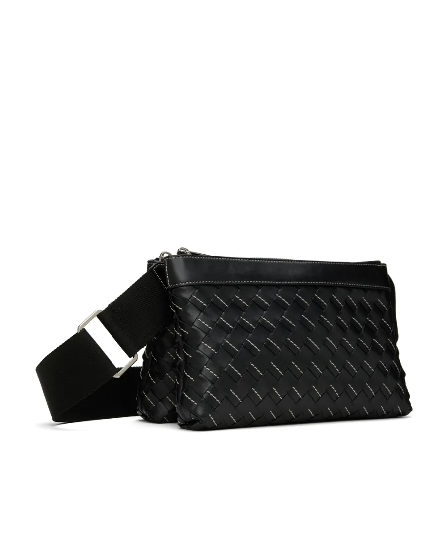 Intreciato Knitted Shoulder Bag