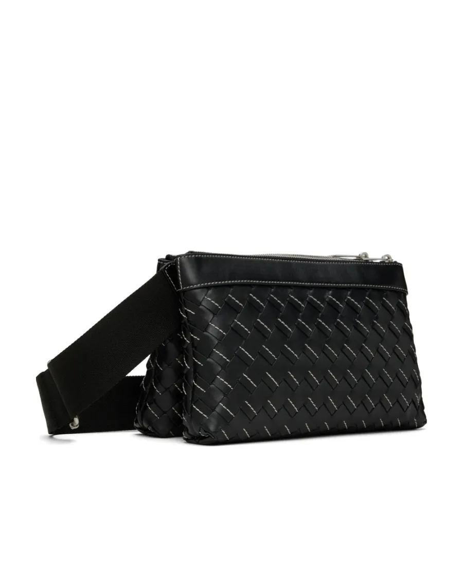 Intreciato Knitted Shoulder Bag