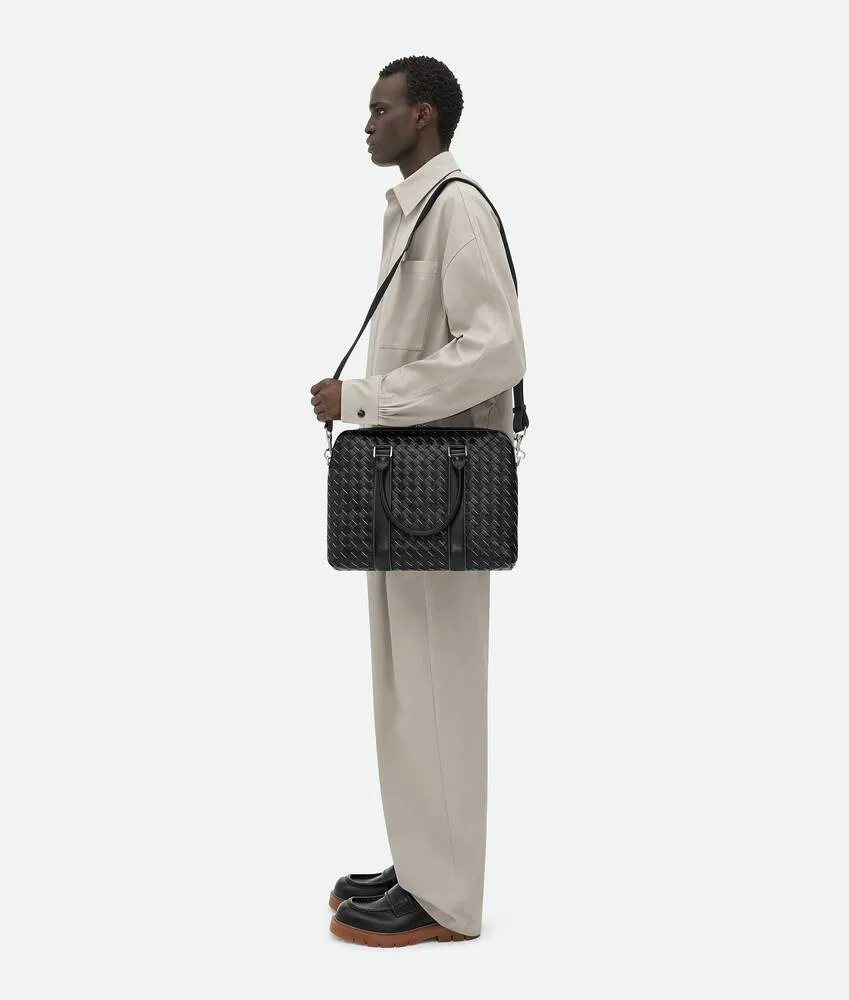 Zipper Woven Briefcase