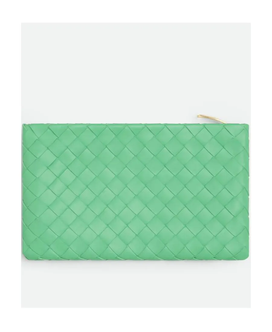 Small Intreciato Zipper Clutch