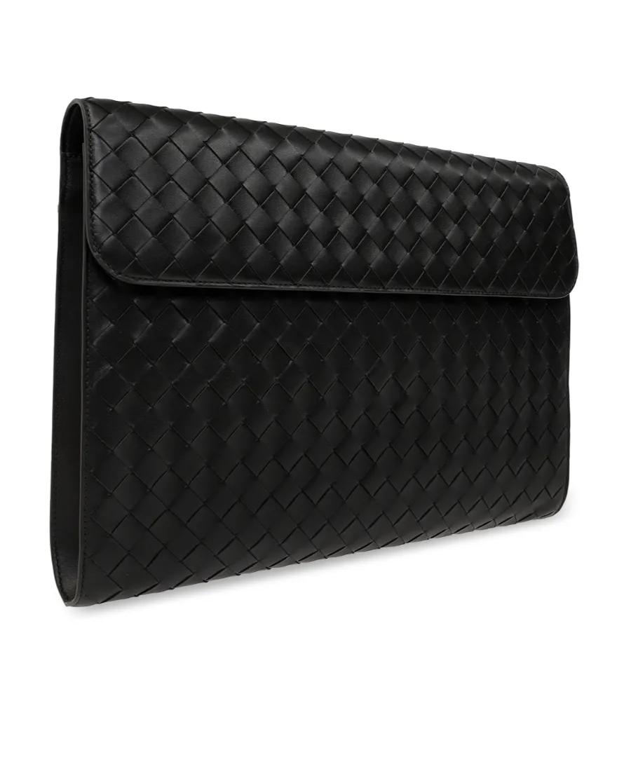 Intreciato Woven Envelope Storage Bag