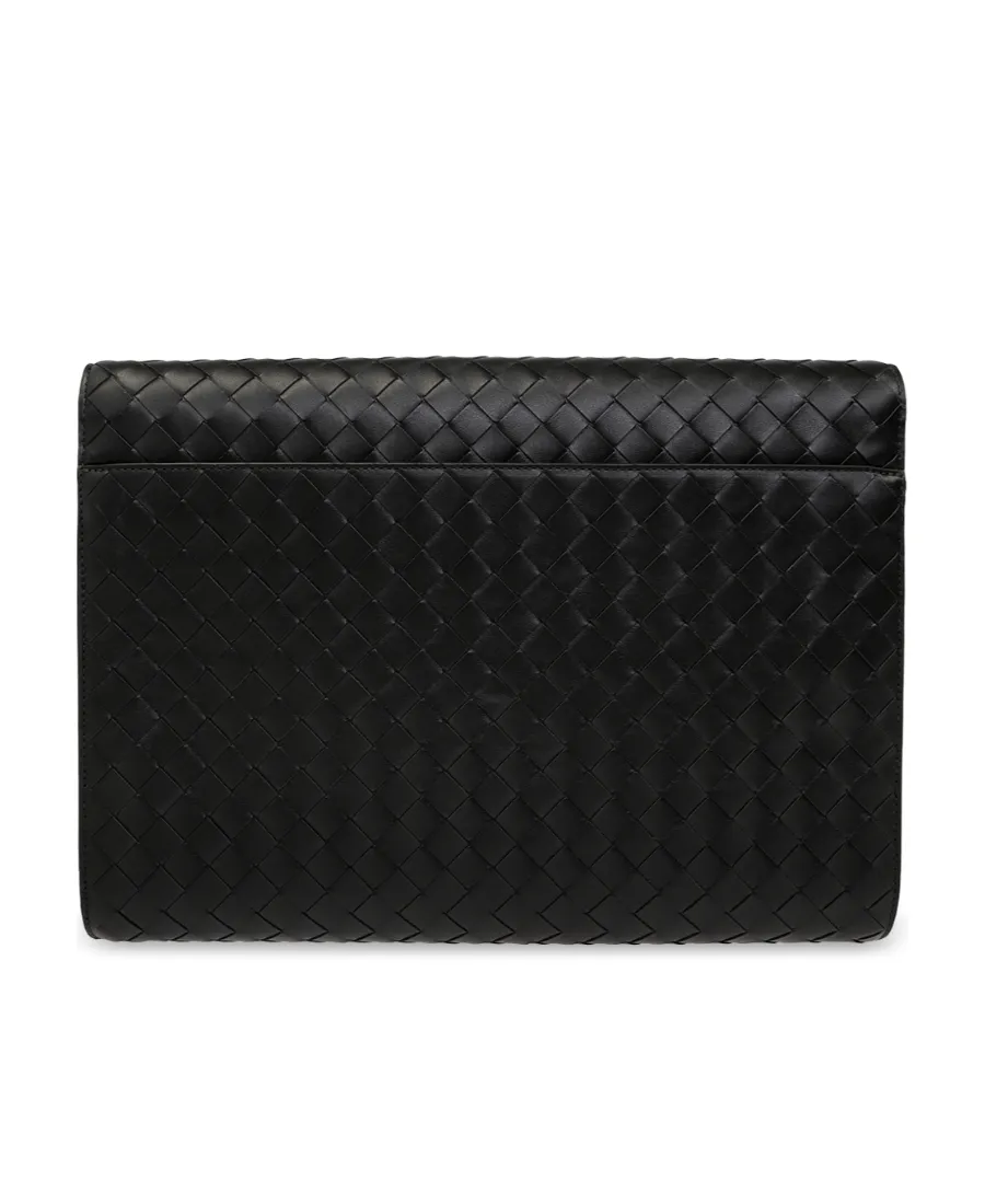 Intreciato Woven Envelope Storage Bag