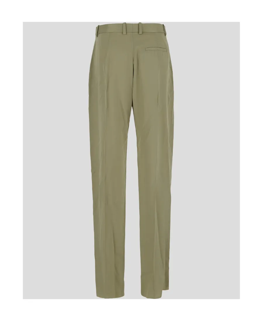 High Waist Satin Trousers
